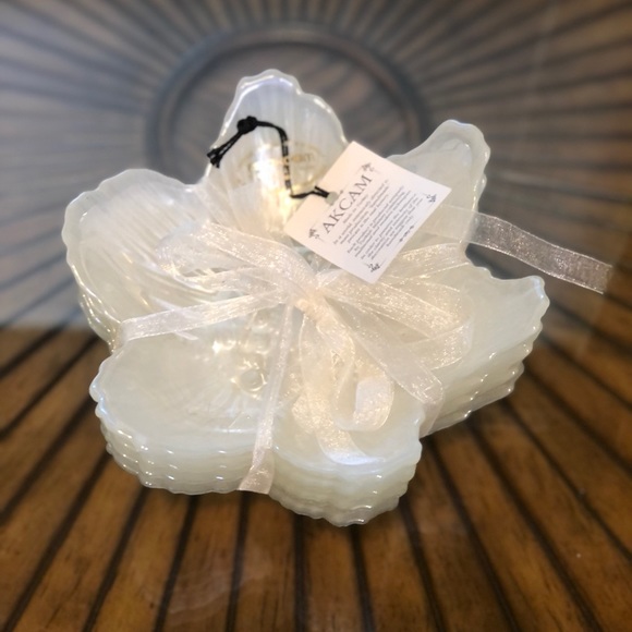 Akcam Dining Akcam Made In Turkey 4 Glass Shell Dishes Nwt Poshmark